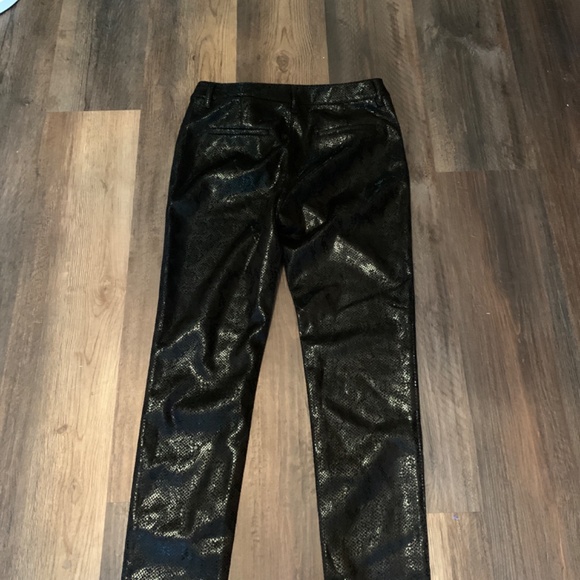 ERIC snake print black ankle pants. Never worn - Picture 4 of 5